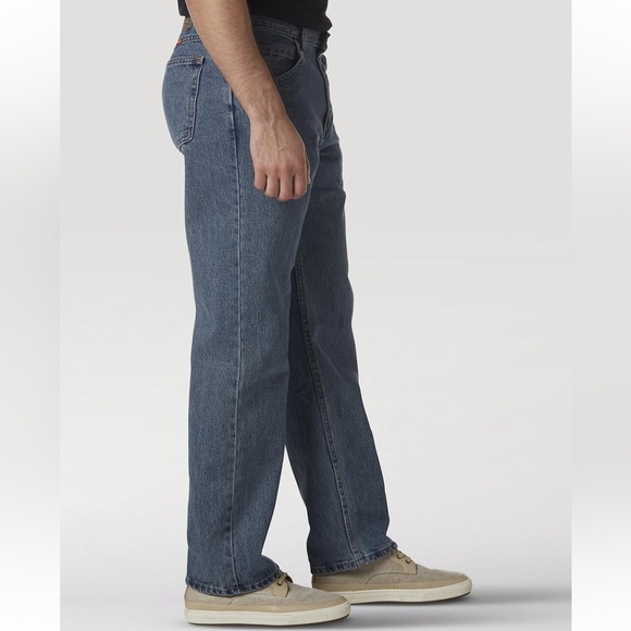 Men’s Wrangler Relaxed Fit Premium Quality Levi Jeans - Picture 3 of 14